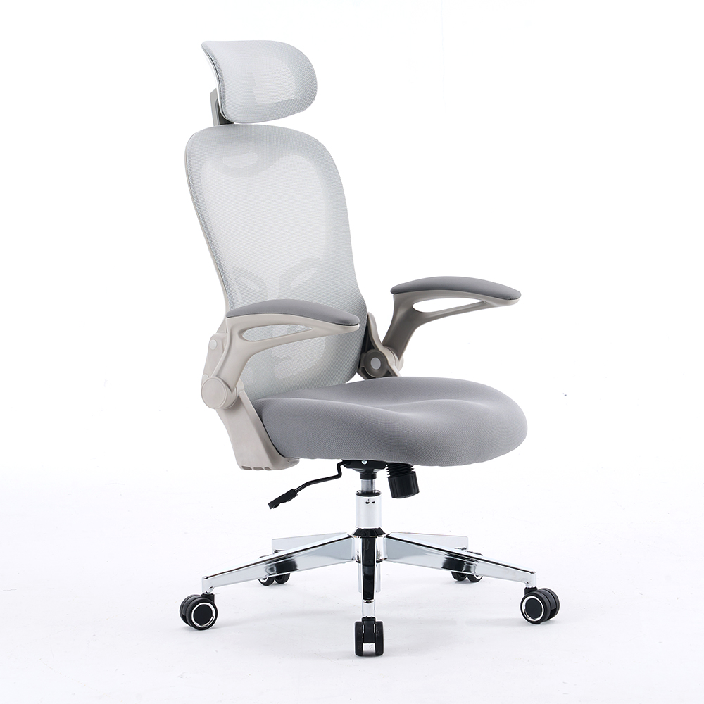 (V) CXL Nigrum / White Ergonomic Mesh Office Cathedra, High Back Computer Cathedra
