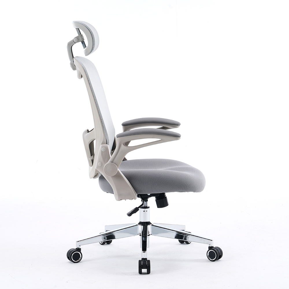 (V) CXL Nigrum / White Ergonomic Mesh Office Cathedra, High Back Computer Cathedra