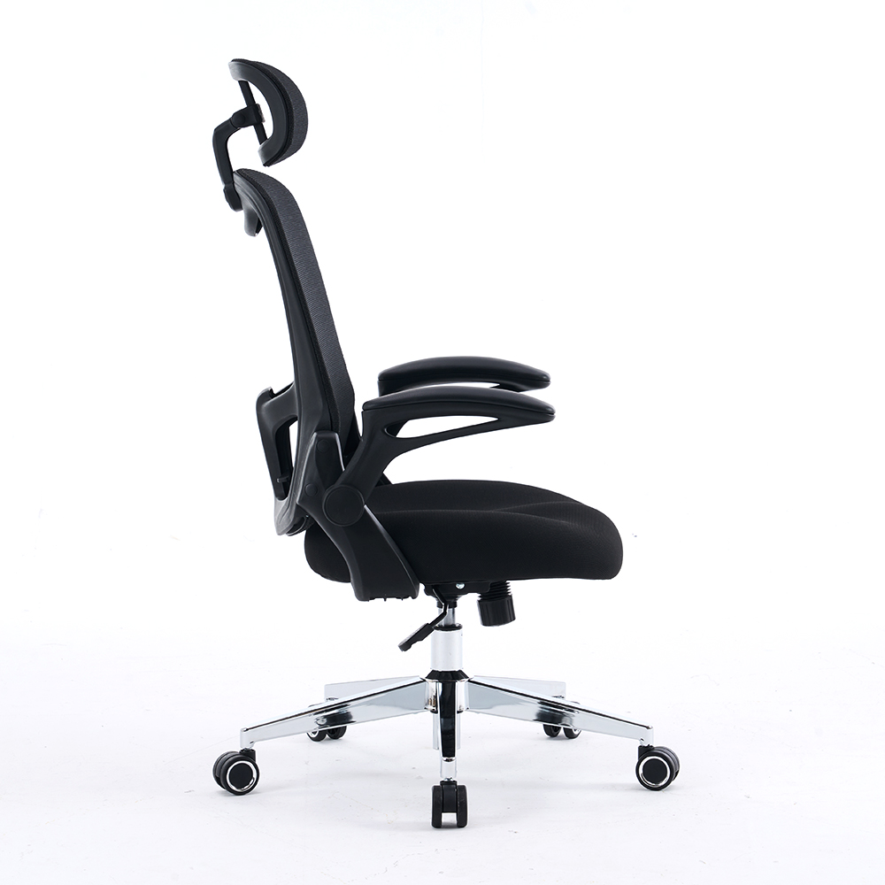 (V) CXL Nigrum / White Ergonomic Mesh Office Cathedra, High Back Computer Cathedra
